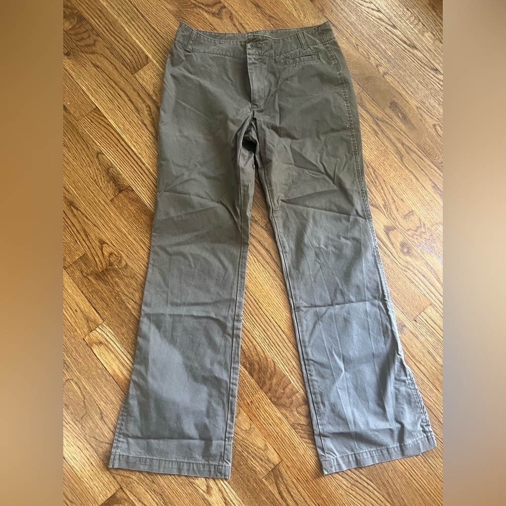Banana Republic Women's Khaki Wide-Leg Pants - Picture 9 of 9